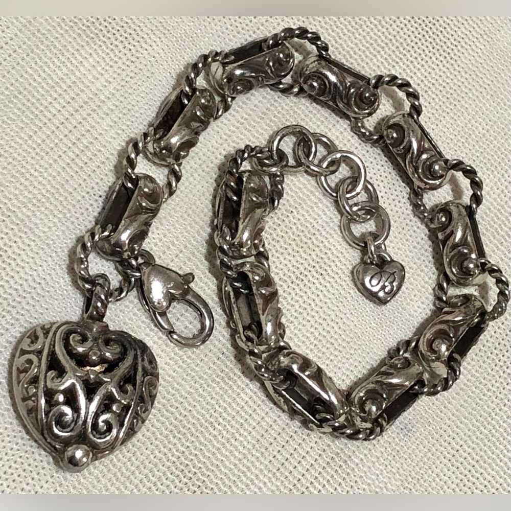 Brighton Bibi  Heart Charm Bracelet